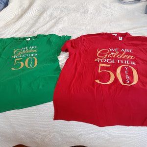 2 T SHIRTS NEW
